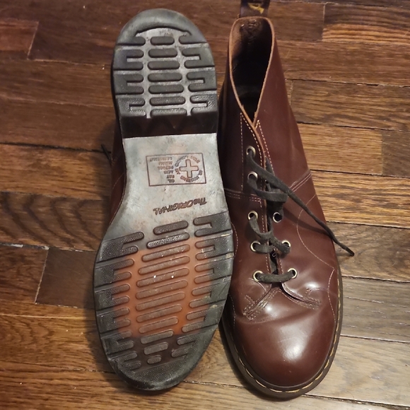 Doc Martens Church Leather Boots - Picture 2 of 2